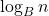 \log_B n