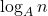 \log_A n