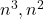 n^3,n^2