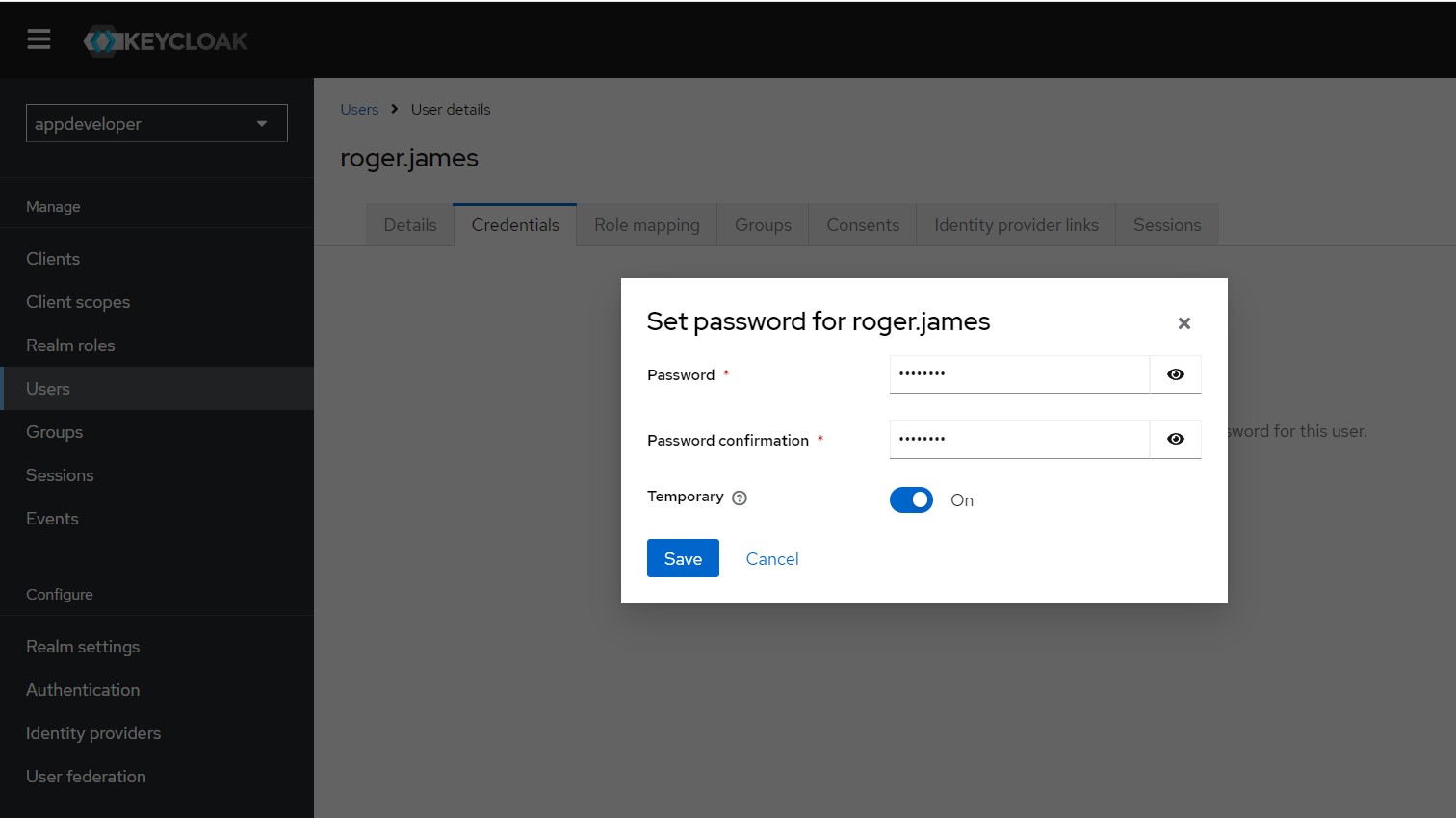 Creating New Realm and New User in Keycloak – Learnitweb